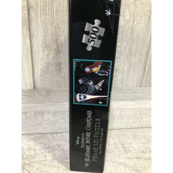 Disney The Nightmare Before Christmas 500 Piece Prime 3D Puzzle 24"X 18"/New - Picture 4 of 7